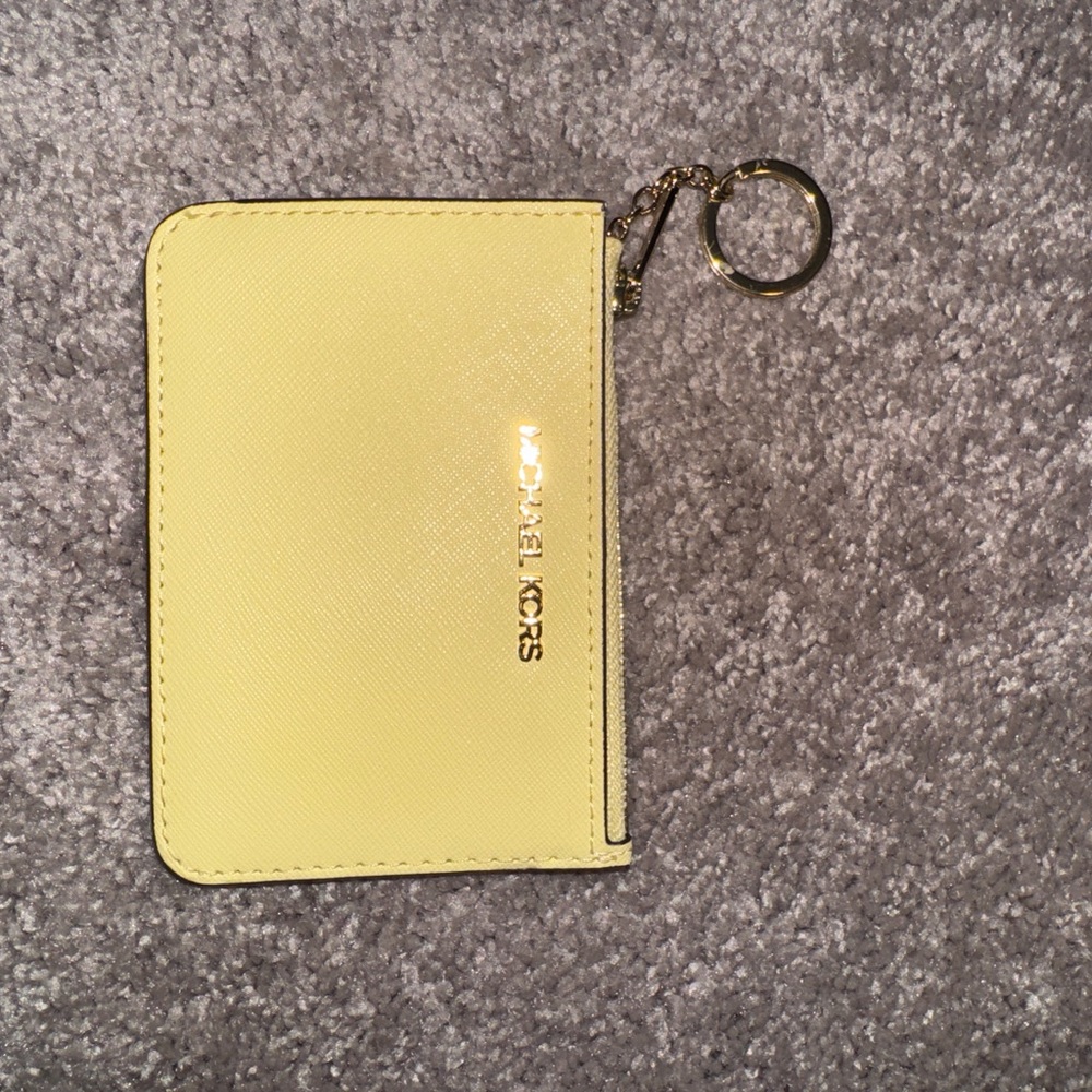 Michael Kors Yellow Card Holder